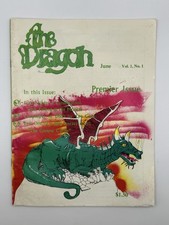The Dragon Magazine Issue 1 June 1976 Vol. I No. 1 RPG D D TSR Gaming Origin
