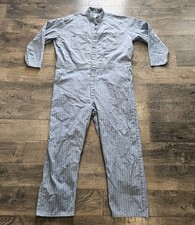 Red Kap Coveralls Mens 56 RG Herringbone Jumpsuit Mechanic Work Workwear Shop
