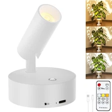 Rechargeable LED Spotlight Indoor Wireless Battery Operated Spotlight with Re...