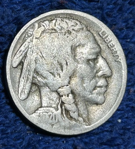 1920-S Buffalo Nickel BETTER DATE! Beautiful Original w/ Mild Toning!