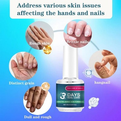 3 Tage Nagelpflege - Keratin Aminosäure Formel Superior Nail Nourish OT H P0R0