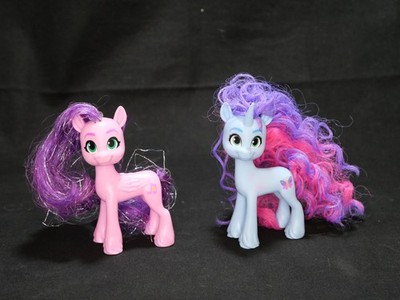 My Little Pony Pipp Petals & Misty Brightdawn Brushable Tinsel 3'' Figures G5