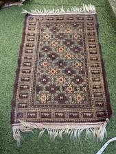 Antique Carpet Rug Hand Made Wool Vintage oriental Area 2.2m x 1.45m Any Room
