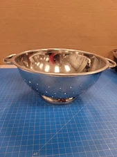 Stainless Steel Colander Strainer Bowl Kitchen Vegetable Fruit Pasta Drainer