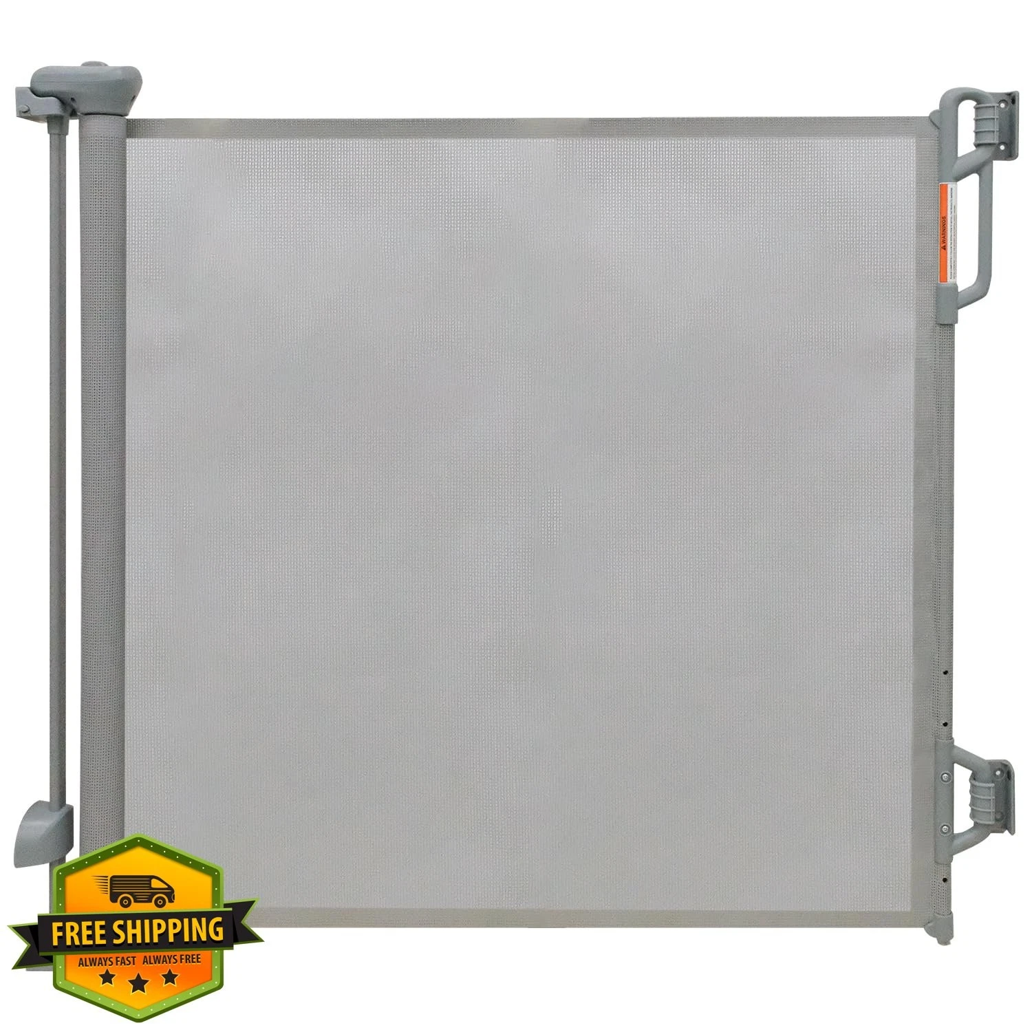 FSYGloryGlides Retractable Baby Gate Gray