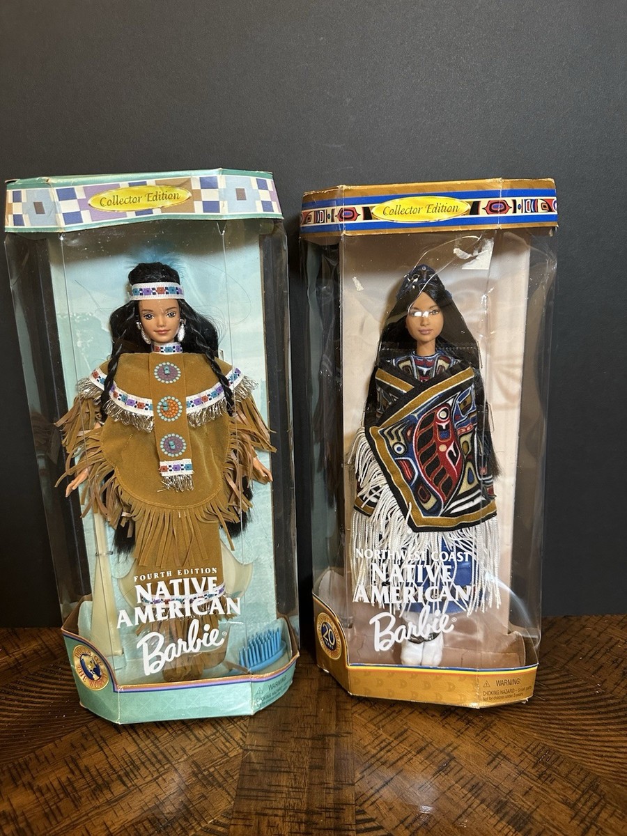 4th Edition Native American Barbie Dolls Buy Mattel Year 1997