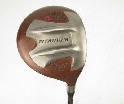 TaylorMade Titanium Raylor Fairway wood 21 degree w/ Graphite Bubble R-80 Regula