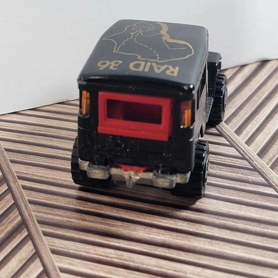 Majorette #277 Toyota FJ Land Cruiser, “Raid 86 African Safari” - Vintage - Image 4 of 4