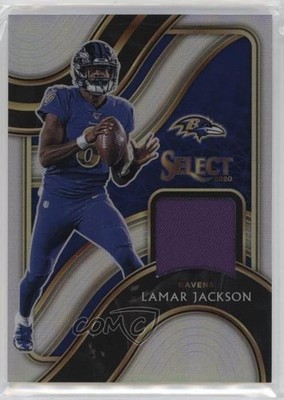 2020 Panini Select Swatches /99 Lamar Jackson #SS-LJA 04uh