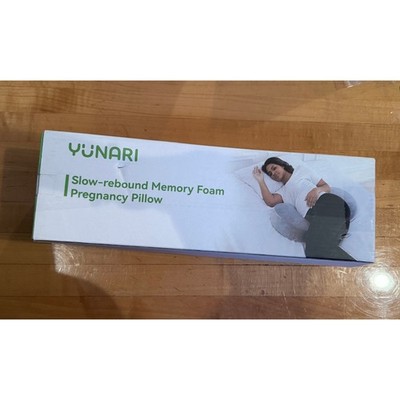 Yunari Pregnancy Pillow, slow, rebounding memory foam Cream new in box