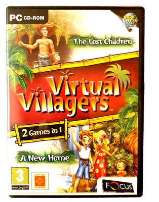 Virtual Villagers - 2 Windows PC Spiele, Neu & Versiegelt