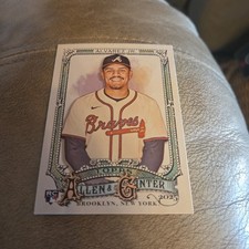2025 Topps Allen & Ginter Nacho Alvarez Jr. Rookie #201 RC Atlanta Braves