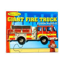 Melissa & Doug Puzzles Giant Fire Truck (24 Pieces) Fair/VG+