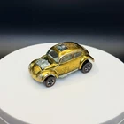 Vintage Hot Wheels Redline Custom Volkswagen Gold US Base - Very Good Condition
