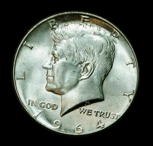 1964 Kennedy Half Dollar Silver Coin Uncirculated (T77)