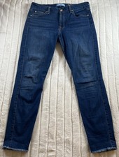 7 For All Mankind The Ankle Skinny b air Women's Denim Blue Jeans Size 30 USA