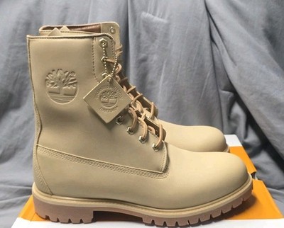 Timberland Founder's Premium 8'' WP Boot Beige FG Size 11 NWB Defects