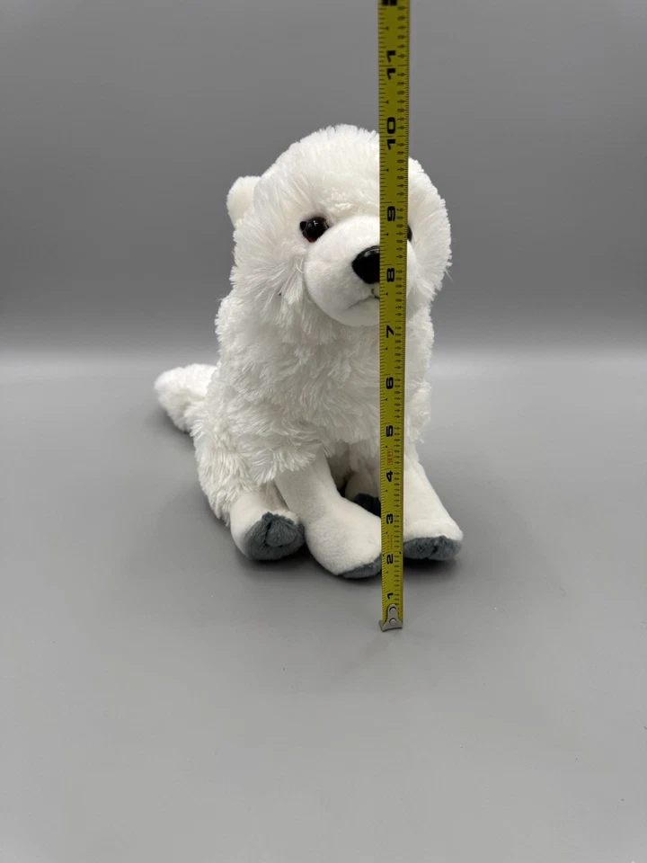 Wild Republic Arctic Fox Wolf Plush 10” White Stuffed Animal Lovey - Image 3 of 4