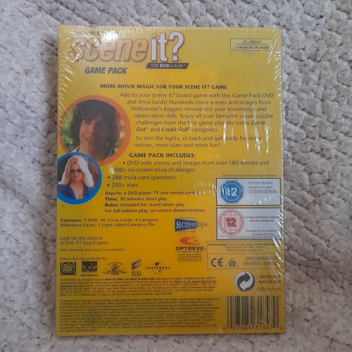 Scene It ? Movie Edition Game Pack (2005) - The DVD Game / NEW & SEALED - Picture 2 of 5