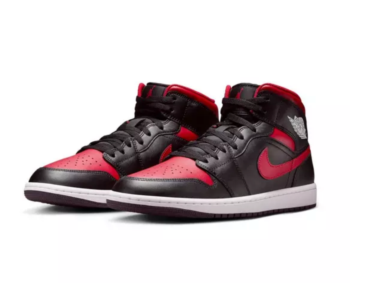 Size 10.5 - Air Jordan 1 Mid Bred Twist for sale online | eBay