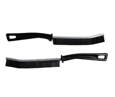 2 ct Hard Bristle Recess Crevice Cleaning Brushes Household Tool Gap Cleaning