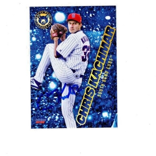 Chris Kachmar signed autograph 2021 South Bend Cubs baseball card E