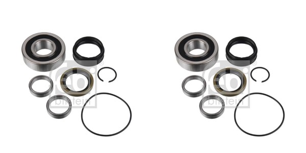 Febi Bilstein 2X Radnabe Radlagersatz Hinten FüR Toyota Hiace III Wagon LH1-image