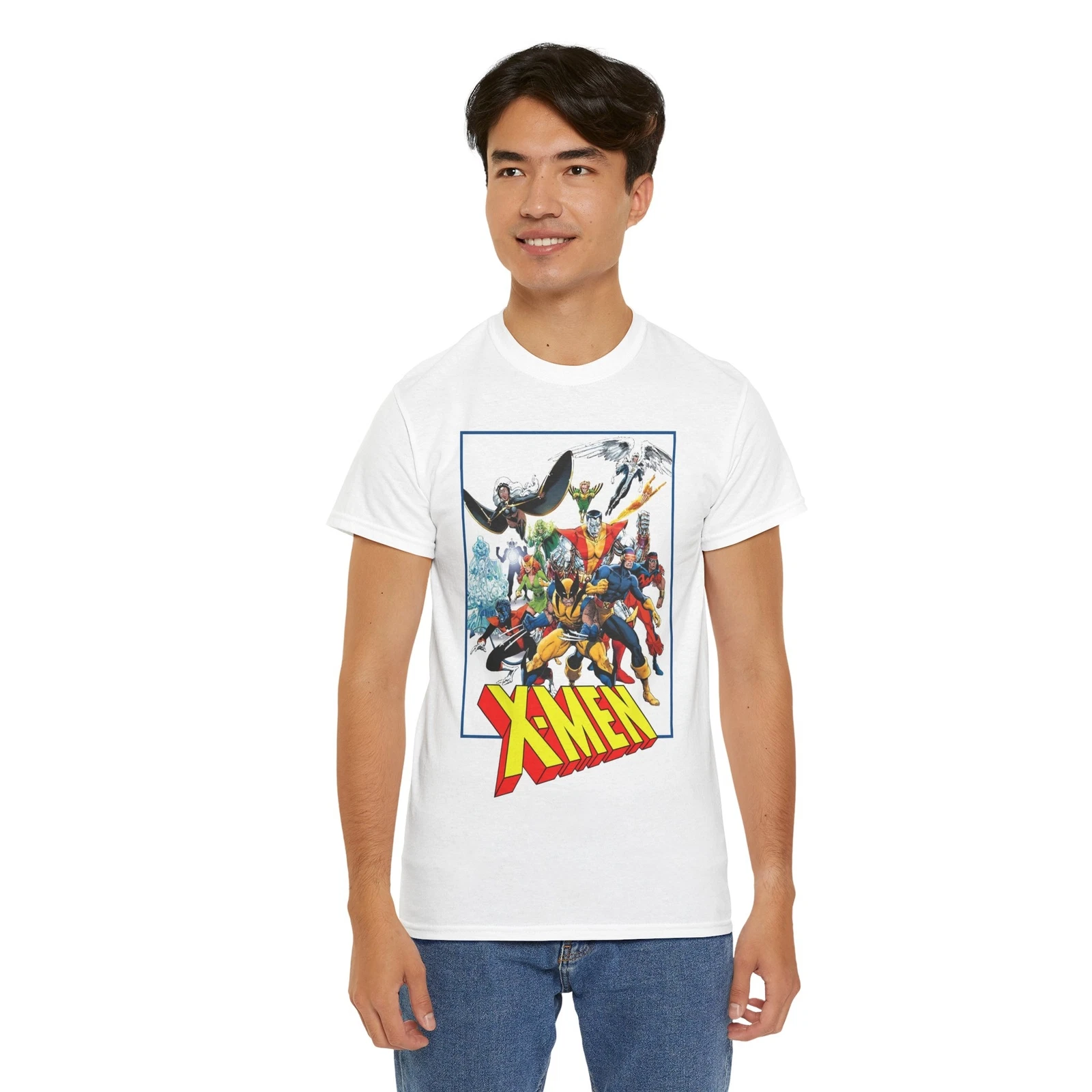 X-Men T-Shirt - Classic Arthur Adams Art - Marvel Comics - Wolverine, Colossus