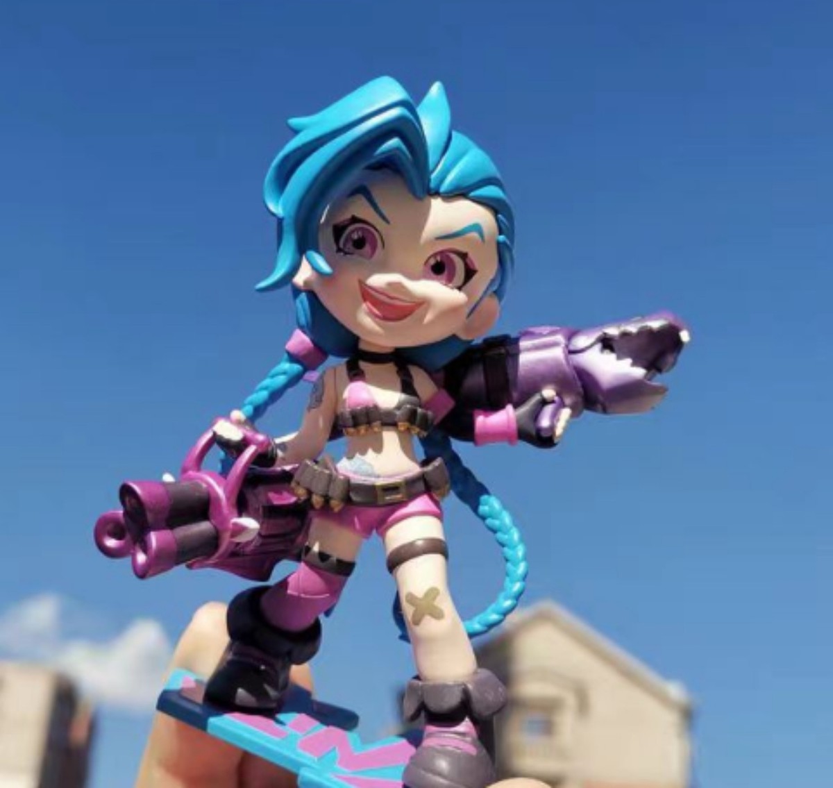 POPMART League of Legend lol ジンクス POPMART X LOL League of Legends Jinx Smart Figure Confirm