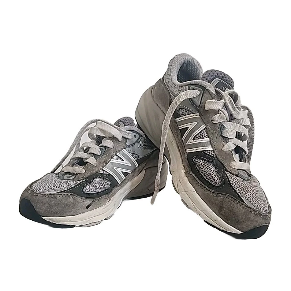 New Balance 990 v6 Series sneaker bambino taglia 13 5 FuelCell grigio chiaro palestra pulita