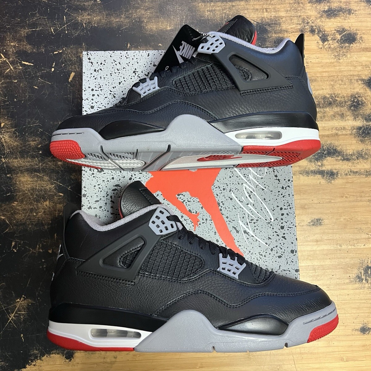 Air Jordan 4 Retro Bred Reimagined Men Size 8.5 FV5029 006 Air Jordan 4  main image 3