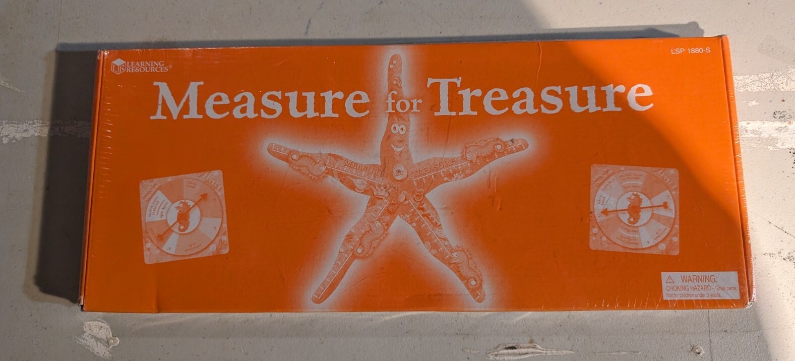 Learning Resources Measure For Treasure Fun Math Game New Sealed STEM-image