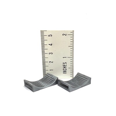 2Pcs High-strength PP Plastic Wheel Stop Tire Chocks Wedge Tire Stopper Non Slip - Foto 12