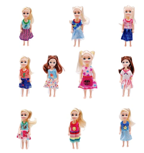 10X Kleider Brautkleid Kleidung Prinzessinnen für Barbie Chelsea Puppen 15cm