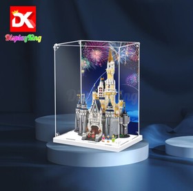 Display King-Display case with screw for Lego The Disney Castle 71040 (US STOCK)