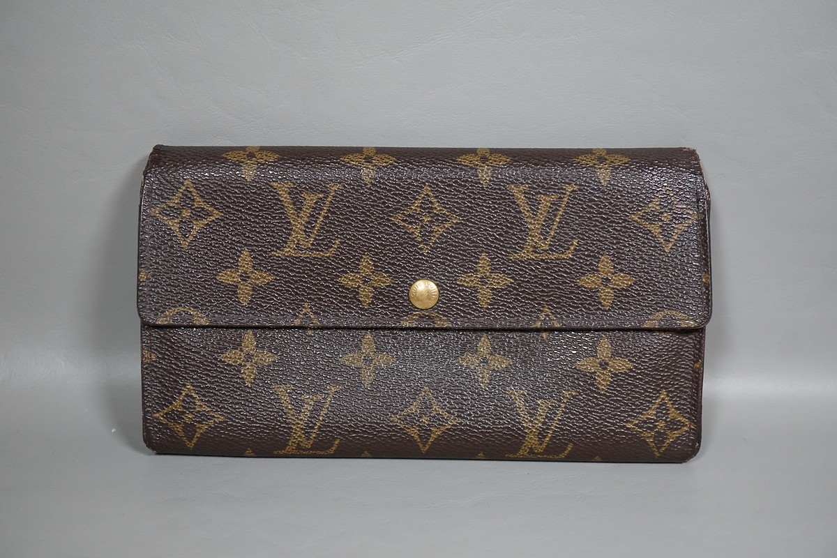 Louis Vuitton Monogram Porte Monnaie Credit Long M61725 Wallet | eBay