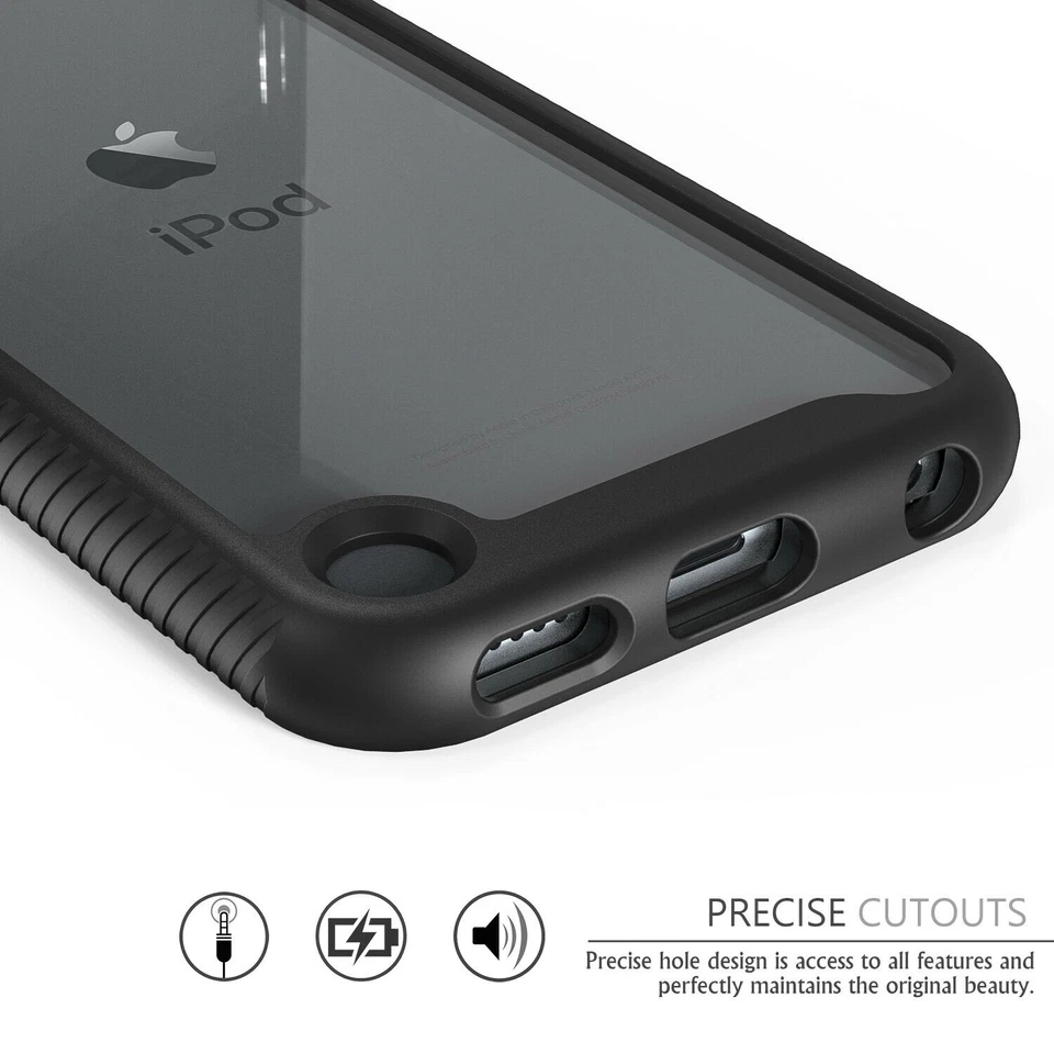 For iPod Touch 7th 6th 5th Gen Case Built-In Screen Protector Cover Slim Thin  - Image 4 of 4