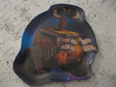 WALL-E Plate Melamine 8'' Character Shape NEW Disney Store Exclusive