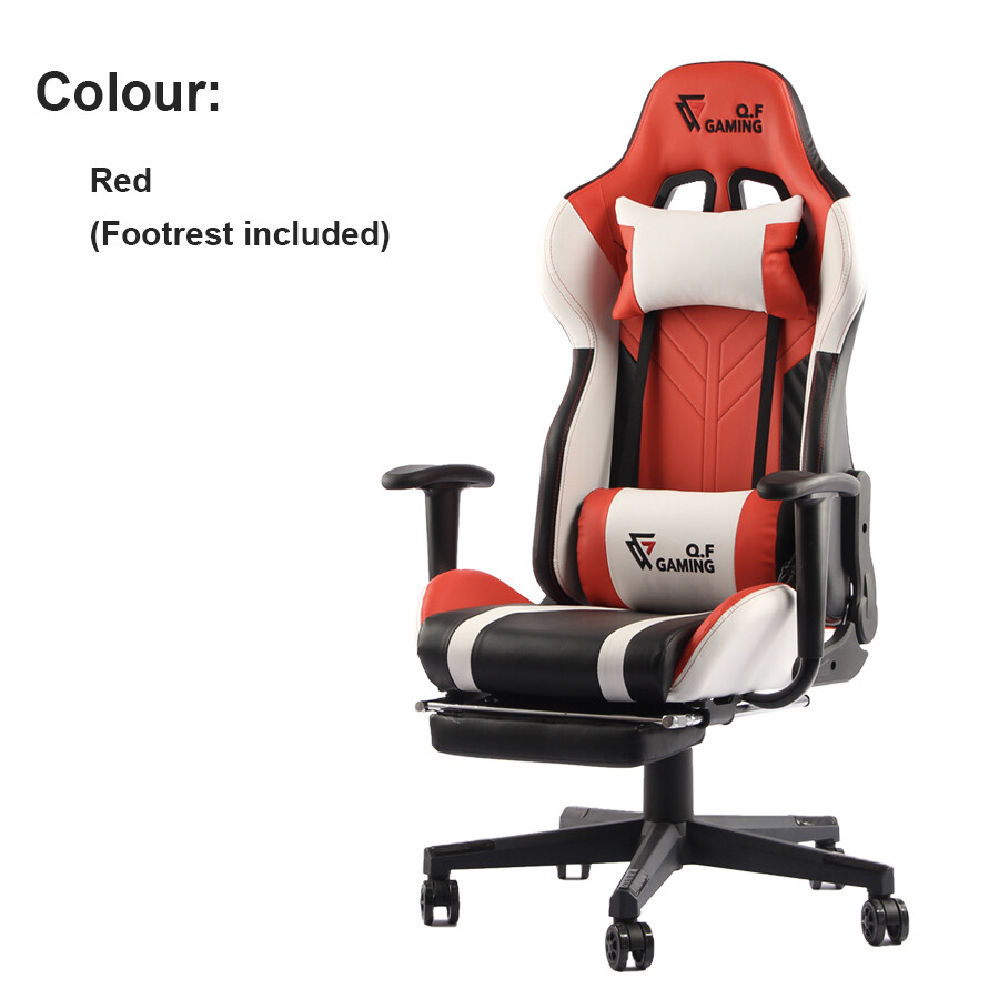QF Gaming Chair Office Seating Racing Computer PU Leather Executive