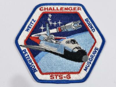 U.S. NASA, Patch, Space Shuttle Mission STS-6 Challenger OV-099, ''Weitz Bobko Pe