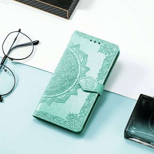 Luxury Totem Leather Wallet Cover Case For A14 A04E A15 A55 A34 A24 S22 S23 S24 - Picture 38 of 63