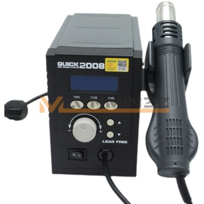 QUICK 2008 ESD Digital Display Hot Air soldering Hot Air Rework Station 220V NEW