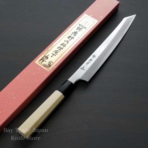 Sakai Takayuki Ginsanko Srebro 3 Kengata Yanagiba Nóż 270mm Japonia - Zdjęcie 1 z 10