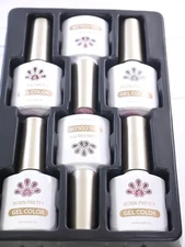 Born Pretty All Shine On Me Glitter Multicolored 10ml Gel Nail Polish, 6 Pcs