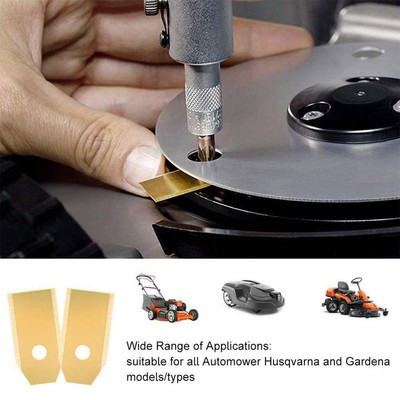 Edelstahl Mähklingen Yardforce Husqvarna Automower Messer 60x