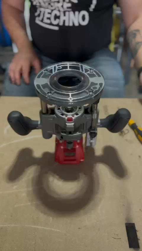 M3D - Milwaukee M18FTR0X M18 FUEL - Plunge Base Plate Adaptor for