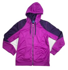 Reebok Women s Full Zip Athletic Hoodie Purple Jacket