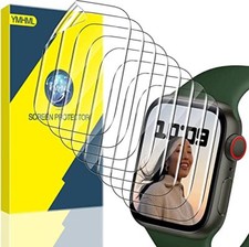 8 Pack Screen Protector Compatible Soft HD Clear Anti-Scratch Film for iWatch