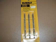 6 DeWalt Cobalt Steel Very Fast Cut/Rough Finish Wood Cutting 6TPI DW3700  4    