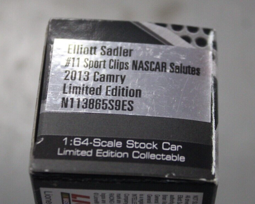 2013 Elliott Sadler Sport Clips NASCAR Salutes 1/64 Action NASCAR Diecast Car - Picture 2 of 2